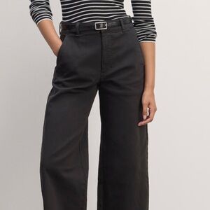 Everlane Black Wide Leg Jeans